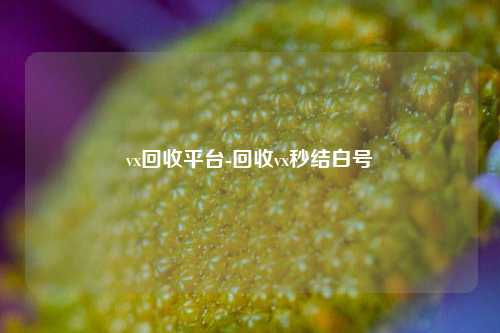 vx回收平台-回收vx秒结白号